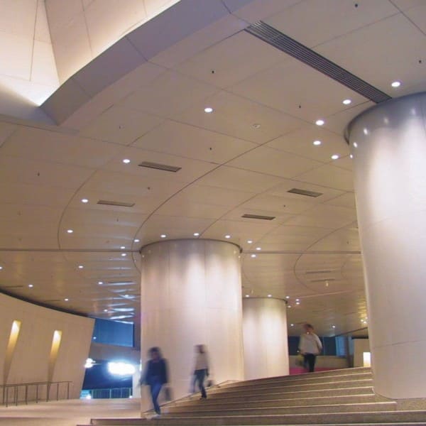 Interior aluminum veneer panels