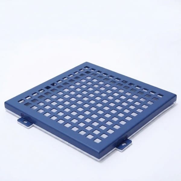 Square hole perforated aluminum panel