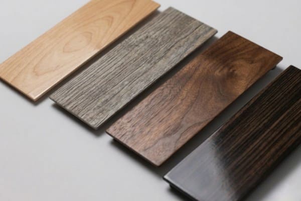 Wood grain transfer printed aluminum panel