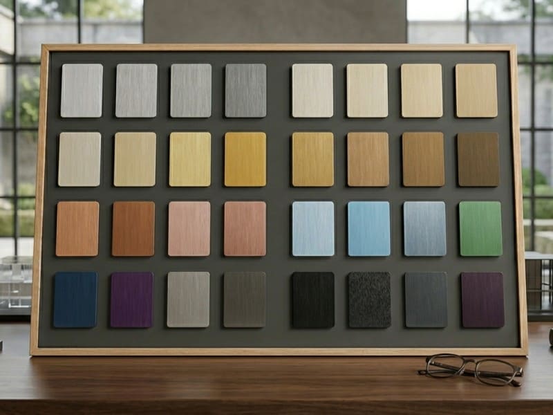 Anodized & Brushed metal surfaces