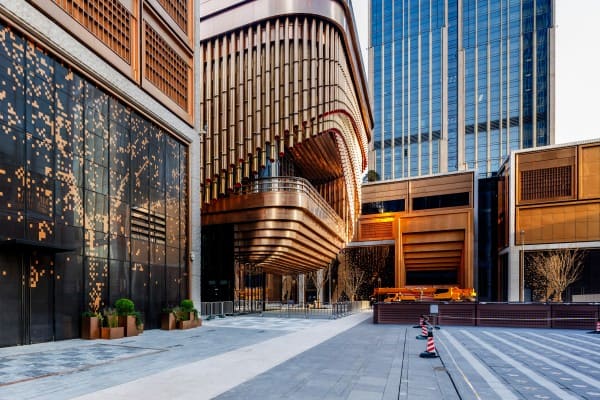 Great Wall aluminum panels linear facade cladding