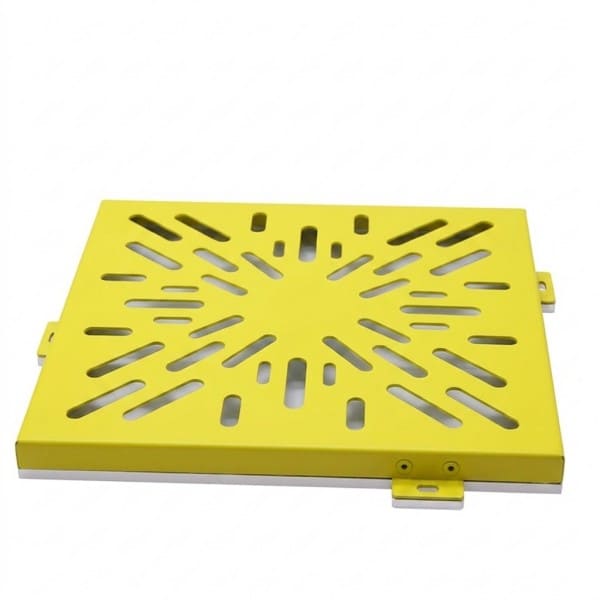 Slotted perforated aluminum panel